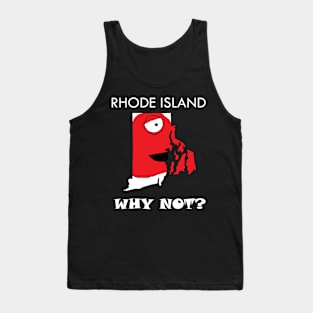 A funny map of Rhode Island Tank Top